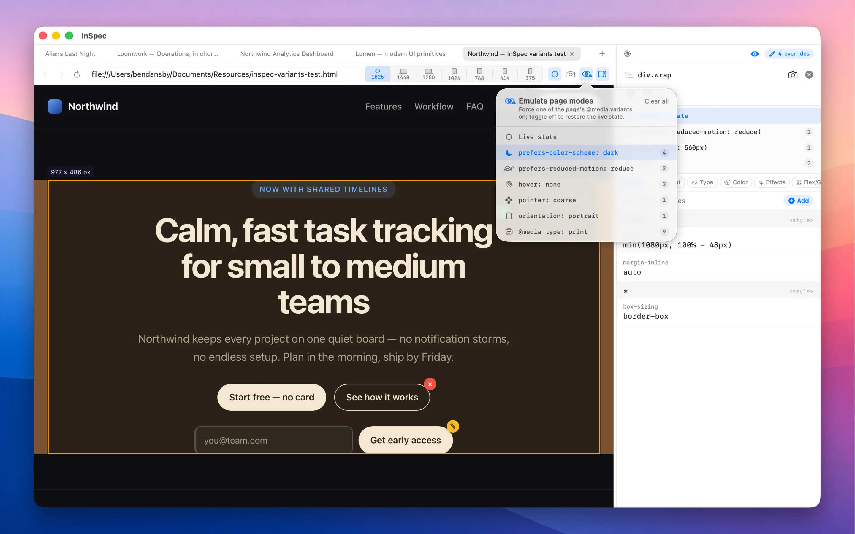 InSpec screenshot 5