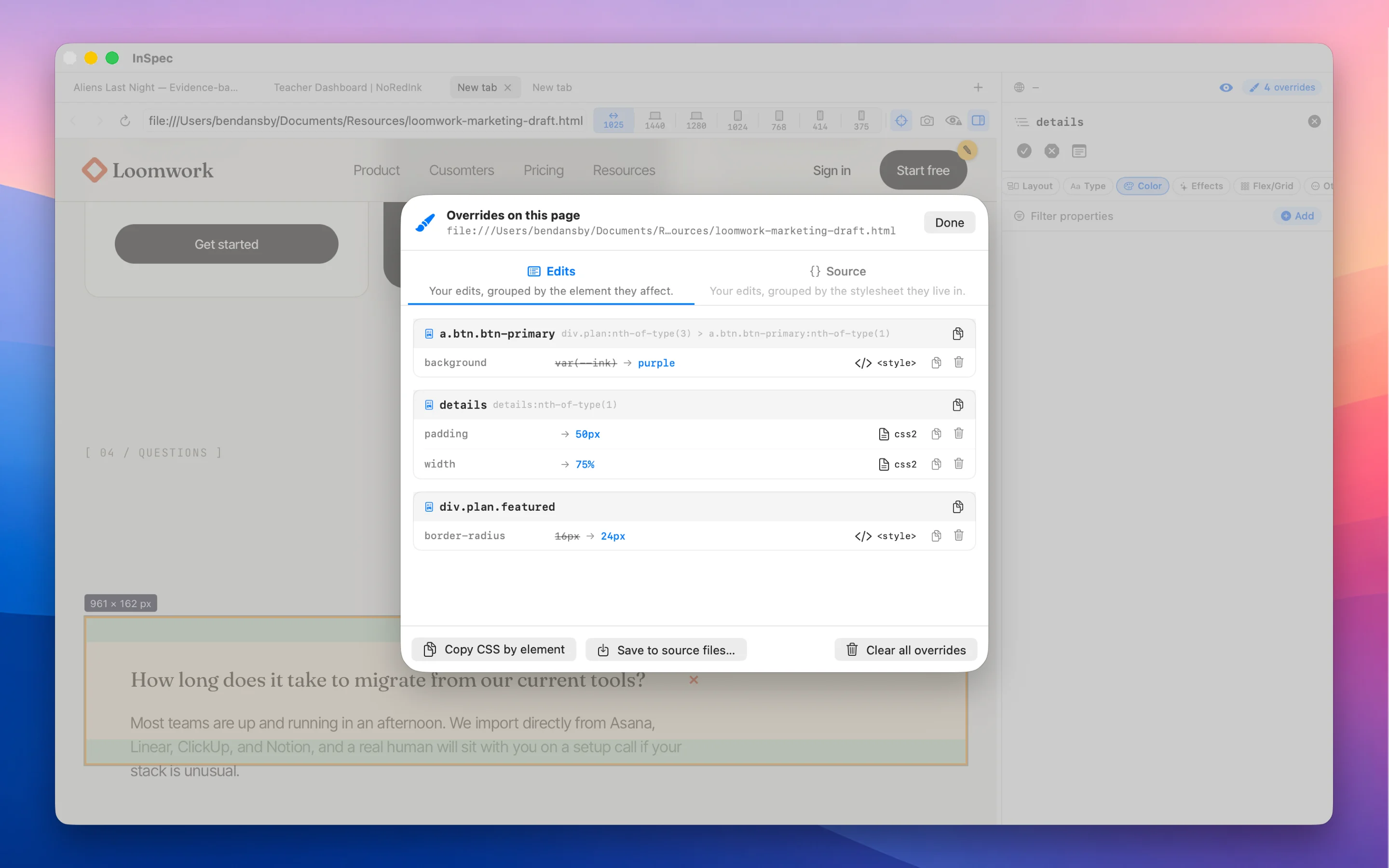 InSpec screenshot 6