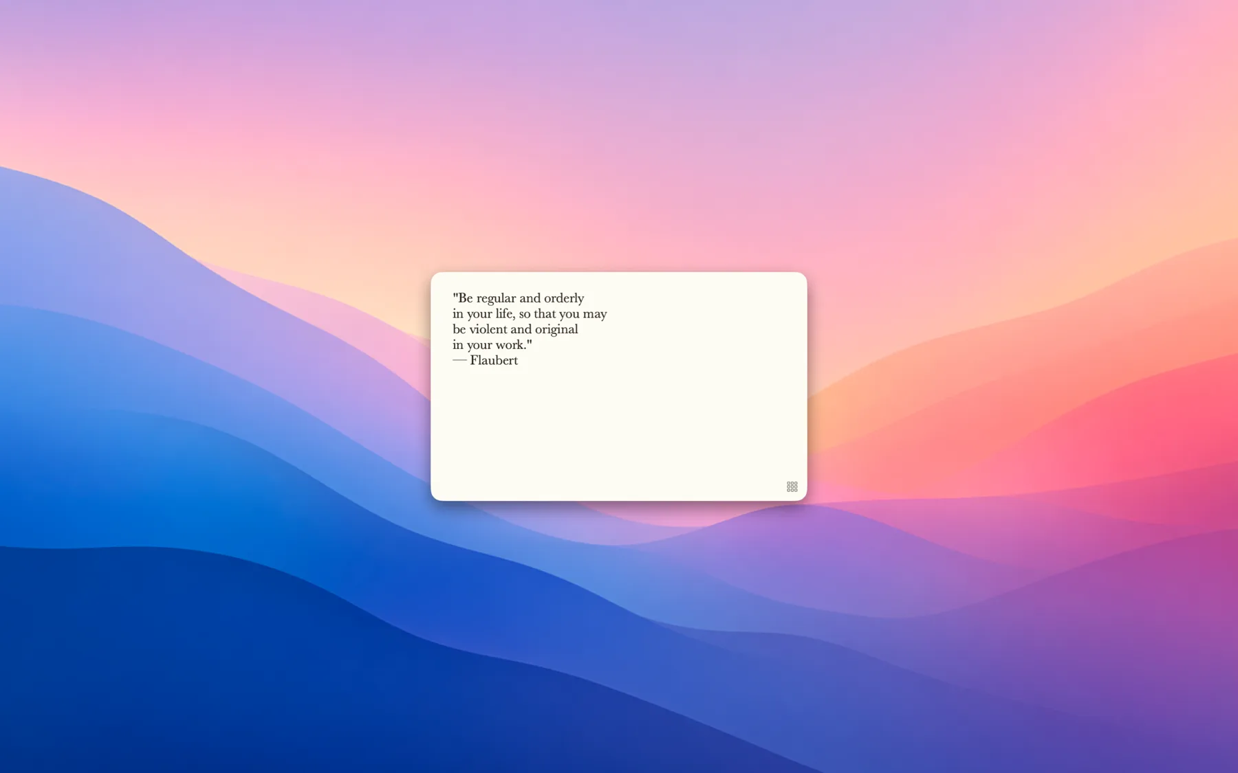 NoteLess grid of past cards