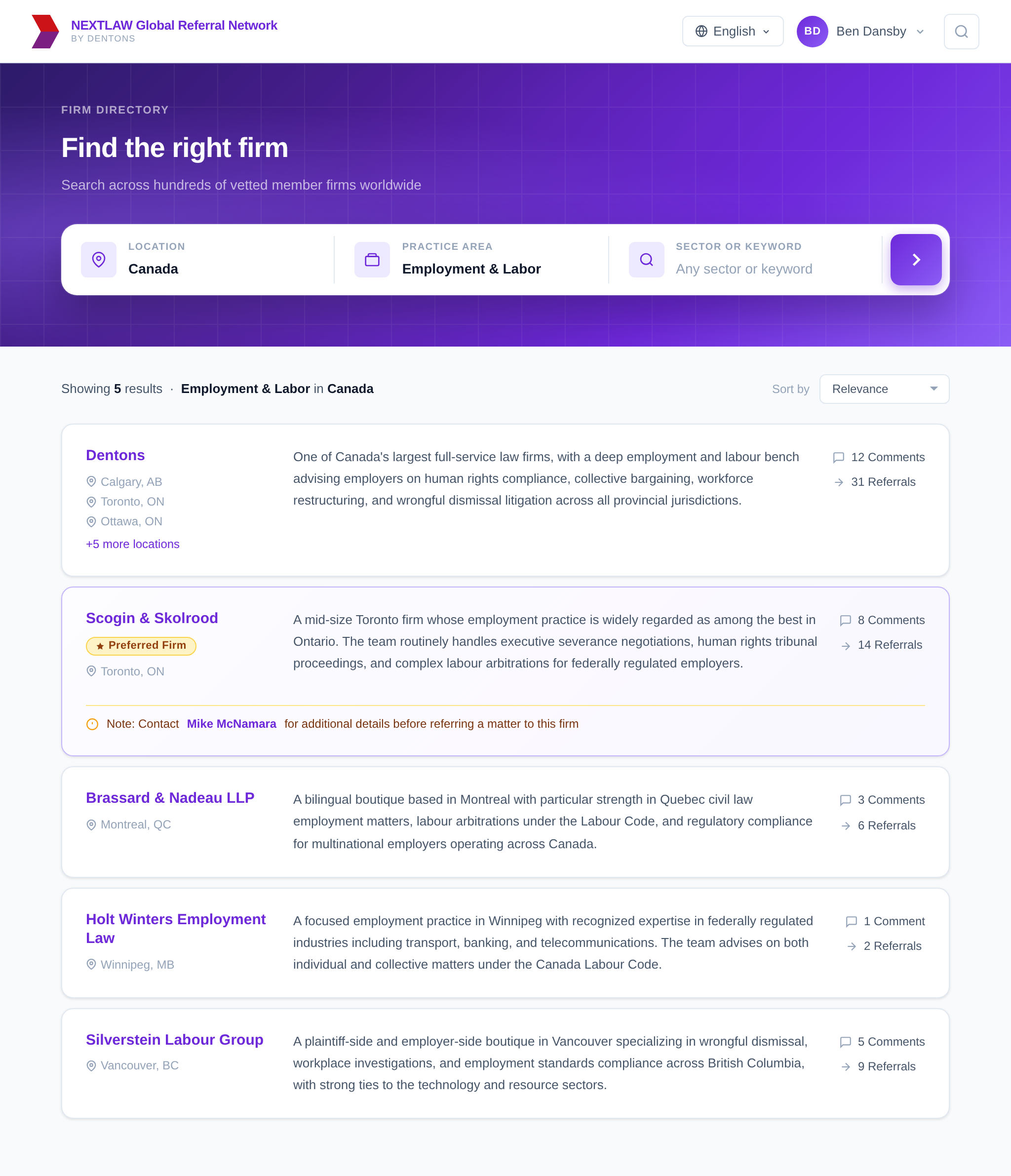 NEXTLAW Global Referral Network